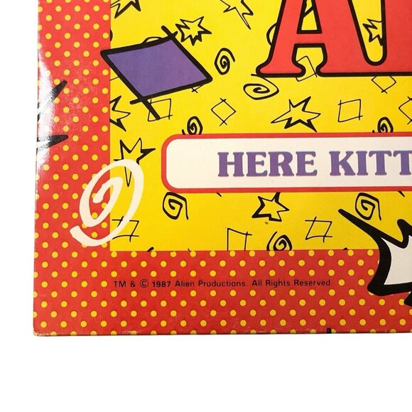 Vintage 1987 Alf “Here Kitty Kitty” Portfolio 2 Pocket School Folder - Picture 8 of 12